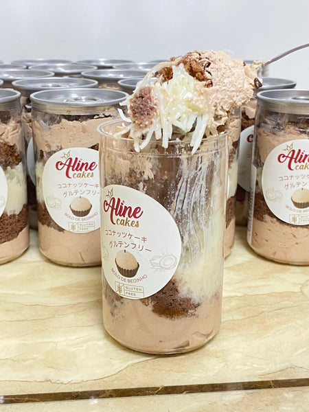 Bolo Beijinho Coco Gluten Free - pote 200ml