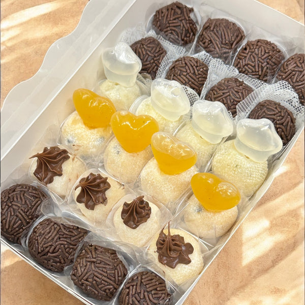 Kit Salgados Caseiros  e doces gourmet