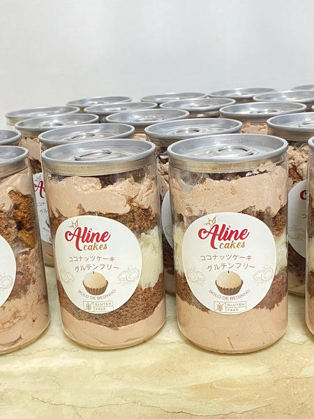 Bolo Beijinho Coco Gluten Free - pote 200ml