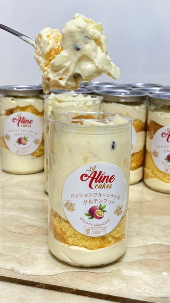 Bolo Maracujá Gluten Free - pote 200ml