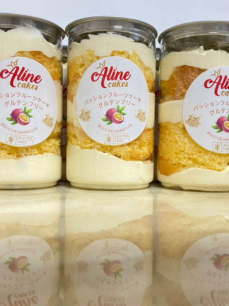 Bolo Maracujá Gluten Free - pote 200ml