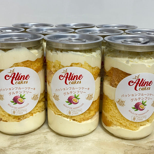 Bolo Maracujá Gluten Free - pote 200ml