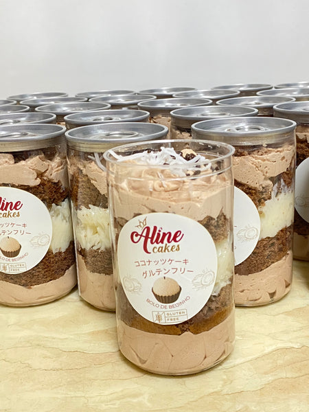 Bolo Beijinho Coco Gluten Free - pote 200ml
