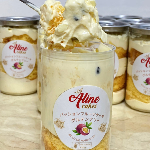 Bolo Maracujá Gluten Free - pote 200ml