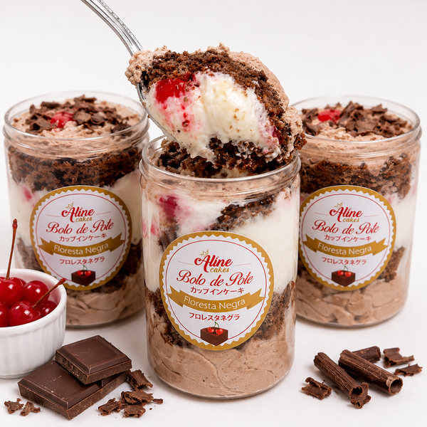 Bolo Gelado no pote Floresta Negra - 200 ml