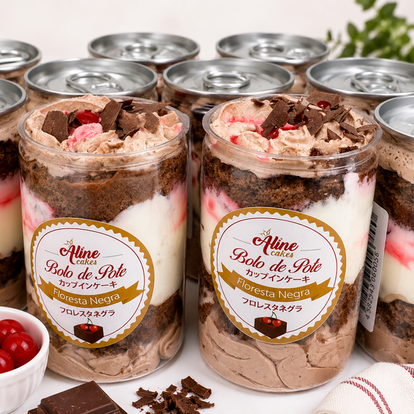Bolo Gelado no pote Floresta Negra - 200 ml