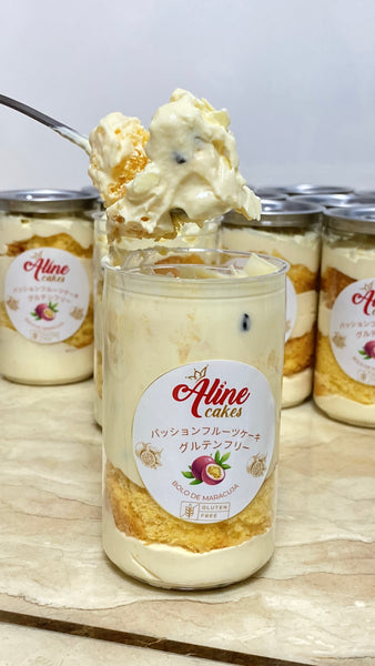 Bolo Maracujá Gluten Free - pote 200ml