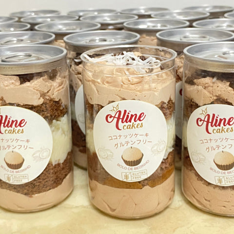 Bolo Beijinho Coco Gluten Free - pote 200ml