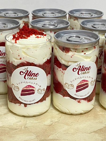 Bolo Red Velvet Gluten Free - pote 200ml