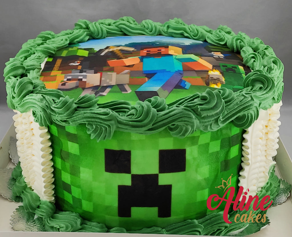 Bolos Decorados Minecraft