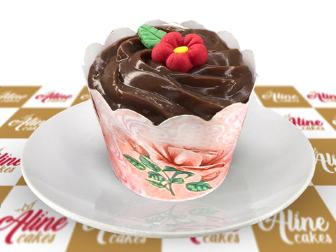Cupcake - Massa de Chocolate (10 unidades)