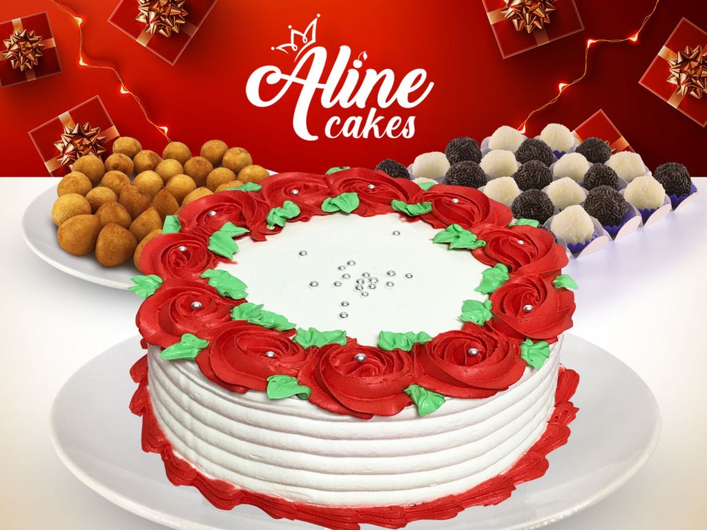 Kit de Festa com Bolo Decorado - Chantilly – AlineCakes